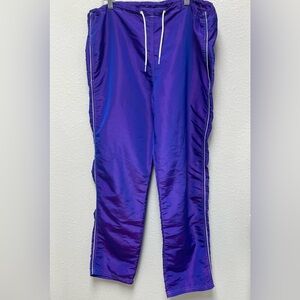 Surf Style Iridescent Purple Blue Women’s Medium Athletic Windbreaker Pants